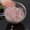 Miçangas de Vidro Facetado Rodinha 6mm, Miçangas Soltas de Cristal Brilhante, Acessórios para Joias DIY Feitos à Mão, Miçangas de Vidro Iridescente Aurora