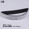 Cinturón ancho elástico de diamantes de imitación brillantes con incrustaciones de diamantes completos, cinturón elástico de moda de cristal para mujer que combina con todo
