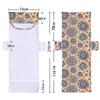 Suministros del Fabricante Funda para Silla de Playa Estilo Retro Bolsa para Toalla Impresión Digital Serie Geométrica Funda para Sillón Bolsa para Toalla de Playa