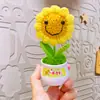 Plantas de Girassol em Vasos, Girassóis Trançados à Mão, Pequenos Presentes para Estudantes, Pequenos Enfeites Criativos para Aqueles que Entraram nas Listas de Honra do Exame de Admissão ao Ensino Médio e à Faculdade