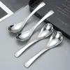 Acero inoxidable 304 12 Zodíaco cuchara de sopa casera cuchara creativa linda coreana mango corto para comer cuchara para niños