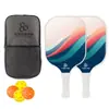 Juego Completo de Raqueta de Pickleball al Por Mayor Lista para Usar Modelo SLK Profesional Entrenamiento para Estudiantes Equipo Deportivo Raqueta de Pickleball de Fibra de Vidrio