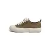 Nuevos Zapatos de Lona de Nicho para Mujer Primavera 2026, Tenis Slip-On con Cordones, Zapatos Blancos Estilo Universitario, Zapatos Bajos Individuales