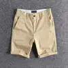 Shorts casuais da marca da moda, calças casuais lavadas, calças médias da moda juvenil, calças curtas slim masculinas de verão combinando, calças curtas finas