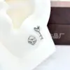 Aleación de Titanio F136 Cerradura Concéntrica Corazón Llave Clavo para Hélice de Oreja Clavo para Labio 0.9 Rosca Interna G23 Joyería de Titanio para Piercings Clavo de Oreja