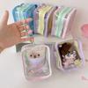 Bolsa de Bebé Transparente Simple Adorable Muñeco Susurrando Mijo Bolsa de Exhibición de Almacenamiento Decoración de Mochila Bolsa para Dolor Bolsa Colgante para Mujeres