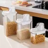 Cubos de Grano, Frijol y Arroz de Grado Alimenticio, Almacenamiento para Cocina Doméstica, Sellados, a Prueba de Humedad y a Prueba de Insectos, Cajas de Almacenamiento para Refrigerador de Cocina