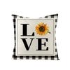 2026 Verano Nórdico Limón Girasol Poliéster Funda de Almohada Oficina Sofá Cubierta de Cojín Amazon Home