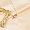Nuevos Divertidos Navideños Transfronterizos Collares Navideños de Esmalte Árbol de Navidad Reno Cadena para Clavícula de Fiesta Navideña en Stock