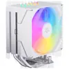 Enfriador de CPU Snowman Mx40 de Torre Única con 4 Tubos de Calor, Refrigerado por Aire ARGB Silencioso, Enfriador de CPU con 4 Tubos de Cobre
