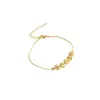 Pulsera Wufu Linmen Pulsera de Cuentas de Transferencia Mate Diseño de Nicho Femenino Moda Simple Pulsera Retro