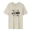 [Personalização Profissional] Camiseta Masculina de Manga Curta 100% Algodão Longo de Xinjiang Contagem 50 Impressa com Máquina de Impressão Direta da Marca Brother Importada