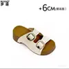 Chinelos Femininos Birkenstock 2026 Novo Modelo para o Verão, Adequados para Uso Externo, Sola Grossa, Aumenta a Altura, Confortáveis, Sandálias de Salto Alto