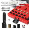 Ferramenta de reparo de rosca de vela de ignição de carro batendo parafuso manga de reparo de rosca regeneração Torneira torção dispositivo de rosqueamento de dente aberto