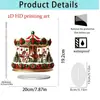 Adornos Navideños de Acrílico 2D de Papá Noel Creativos de Invierno para Decoración del Hogar y Regalo, de Venta Transfronteriza