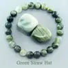 Pulseira de Cristal Popular Transfronteiriça 8mm Gema Vermelha Verde Cristal Morango Lápis Lazúli Pulseira Pulseira de Pedra Natural Atacado de Fábrica