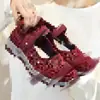 Novos Sapatos Femininos Primavera 2025, Sapatos Casuais Respiráveis Fly-Knit Femininos, Moda Estudantil, Tênis Esportivos Atacado de Fábrica, Comércio Exterior
