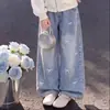 Conjunto de Dos Piezas de Moda para Niñas 2026 Primavera y Otoño, Chaqueta con Capucha y Cremallera de Retazos con Lazo y Jeans