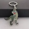 Chaveiro de Metal de Dinossauro Desenho Animado Jurássico Ficção Científica Pequeno Dinossauro Zoológico Presente Promocional
