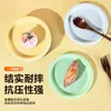 Platos de Plástico, Platos Redondos Creativos, Platos Planos, Vajilla para Restaurante Occidental de Hotel, Platos para Pasta, Ensalada, Snacks, Platos de Fruta para el Hogar