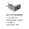 Aleación de Aluminio Ángulo Recto de 90 Grados con Esquina Roscada Bloque Conector en Forma de L Tuerca en Forma de 7 Ángulo Recto con Soporte Dispositivo de Fijación