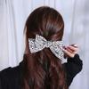 Corea del Sur horquilla con estampado de leopardo mariposa grande pinza de resorte anillo para el cabello para adulto moda parte trasera de la cabeza temperamento accesorios para el cabello diadema tocado para mujer