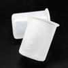 Taza medidora de cinta de silicona de 100 ml, taza medidora suave semipermeable visual, taza medidora para hornear de gran capacidad, taza medidora para el hogar