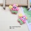 Accesorios de Resina para Manualidades de Dibujos Animados Hamburguesa Espuma Marina Pegamento de Crema Hecho a Mano Pinzas para el Cabello Gomas para el Cabello Fundas para Teléfono Colgantes Accesorios de Joyería