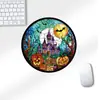 Serie de Halloween Creativa de Dibujos Animados Redonda Gruesa Oficina Estudio Escritorio de Computadora Alfombrilla Pequeña Popular Transfronteriza Mouse Pad