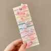 Goma para el pelo de dibujos animados de frutas de verano para niños y niñas, Cuerda para el pelo pequeña tipo 'chirrido', Accesorios para el pelo de alta elasticidad, Diadema