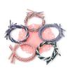 Anillo trenzado de color coreano para el pelo, alta elasticidad, cuerda gruesa para la cabeza, goma elástica, cuerda de pelo anudada a mano, accesorios para el pelo, venta al por mayor