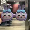 Gafas de Sol Polarizadas Plegables de Dibujos Animados para Bebés Lindas Niñas Pequeñas Niños Foto Gafas de Sol de Silicona Suave Conejo Gafas para Niños Súper Lindas