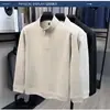 Capa base para hombre, con media cremallera, cuello alto, manga larga, color liso, forro polar, top cálido para otoño e invierno, disponible en varios colores, directamente del fabricante