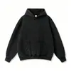 Sudadera con cremallera de peso pesado estilo vintage lavado con logo personalizado transfronterizo con forro polar, Conjunto de chaqueta con cremallera de invierno de corte holgado