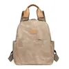 Mochila 2026 Otoño Transfronteriza Nuevo Estilo Moderna para Mujer Mochila de Cuero Suave Casual para Viajes Cotidianos y Escuela