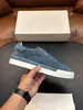 Zapatos de cuero ante tejido a mano transfronterizos STN estilo retro de lujo ligero de cuero genuino esmerilado para hombre de caña baja casual de moda