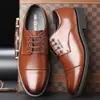 Zapatos de Piel de Vaca para Hombre Ropa Formal de Negocios Zapatos de Piel para Hombre Aumento de Altura Interior de Tres Juntas Piel de Vaca Genuina para Hombre