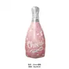 Globos de papel de aluminio de forma irregular de tamaño grande para botellas de vino de comercio exterior transfronterizo, globos para decoración de fiestas y bares, globos de vidrio para bebidas alcohólicas de fiesta