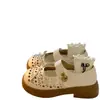 Sandalias Caladas para Niñas Mary Jane Zapatos de Piel 2026 Verano Nuevas Sandalias Cerradas para Niños Zapatos Versátiles para Niños Mayores