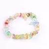 Pulsera de Cuentas de Piedra Natural Hecha a Mano Versátil Linda Pulsera Cuentas de Cristal Rosa de Colores