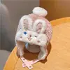 Chapéus de Bebê para Outono e Inverno, Chapéus Lei Feng para Recém-Nascidos e Crianças Pequenas, Estilo de Inverno para Meninas, Chapéus com Proteção para Orelhas Forrados com Lã, Quentes e Estilosos para Bebês Meninas