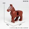 Colección Dorada 58 Modelos de Animales Pequeños: Elefante, Camello, Caballo de Guerra, Orangután, Modelo de Tierra Bloques de Construcción de Partículas Pequeñas Juguetes, Venta al por Mayor Transfronteriza