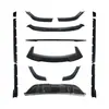 Adecuado para 23-26 Lexus RX350 Modelo Guerrero Negro kit de carrocería pequeño, spoiler delantero, faldones laterales, difusor trasero, alerón central y alerón superior