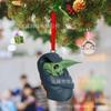 Transfronterizo Nuevo 2023 nuevo Star Wars Yoda adornos de Navidad adornos para decoración de árbol de Navidad Espejo retrovisor del coche