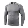 Mallas de Secado Rápido para Hombre Ropa Interior Deportiva para Correr Camiseta Deportiva de Manga Larga para Montañismo Fitness Baloncesto Alta Elasticidad Entrenamiento