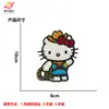 Nuevos parches de gato lindos bordados en computadora de dibujos animados, accesorios para ropa, accesorios para cestas, parches DIY