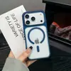 Aplicable para iPhone 17 Pro Max Funda de Teléfono Magnética de Alta Transparencia Apple 16 Tacto de Piel Cobertura Total Botón de Cámara Funda Protectora