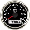 Tacômetro de Motor Diesel Modificado 52mm 1-300 Relação de Velocidade Ajustável Universal para Veículos Agrícolas com Luz