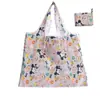 Bolsa de Compras Plegable, Nueva de Gran Capacidad, Bolsa Plegable Ecológica en Stock, Bolsa de Tote de Almacenamiento Plegable Portátil Impresa Creativa