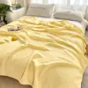 Manta Toalha Lisa de Algodão Puro, Cobertor Respirável de Gaze de Algodão de Seis Camadas para Crianças e Adultos, Manta de Cochilo para Verão, Manta para Quarto com Ar Condicionado